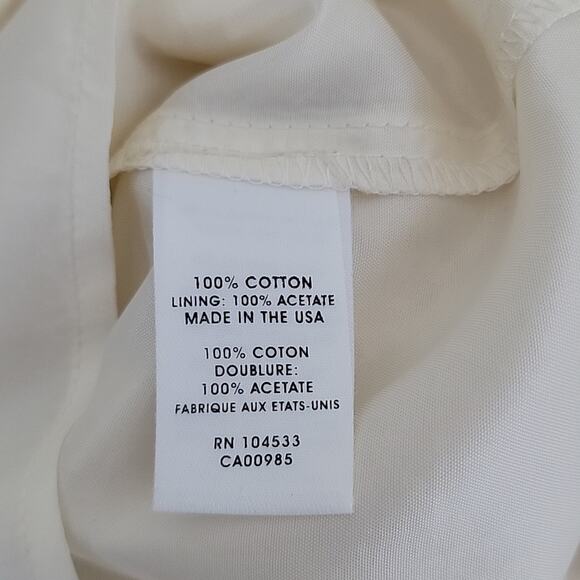 Nanette Lepore Crocheted Lace Sheath Midi Dress in Ivory Cream Size 0 - Picture 14 of 16